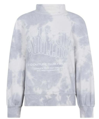 THE COUTURE CLUB WAVE TIE DYE SWEATER