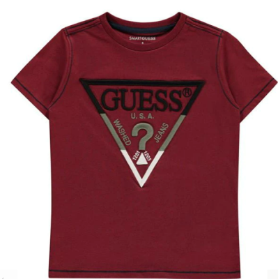 GUESS 3D TRIANGLE LOGO T SHIRT