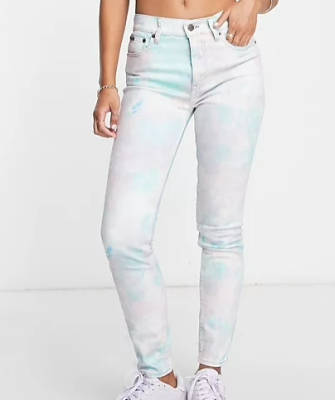 Polo Ralph Lauren skinny jeans in multi tie dye