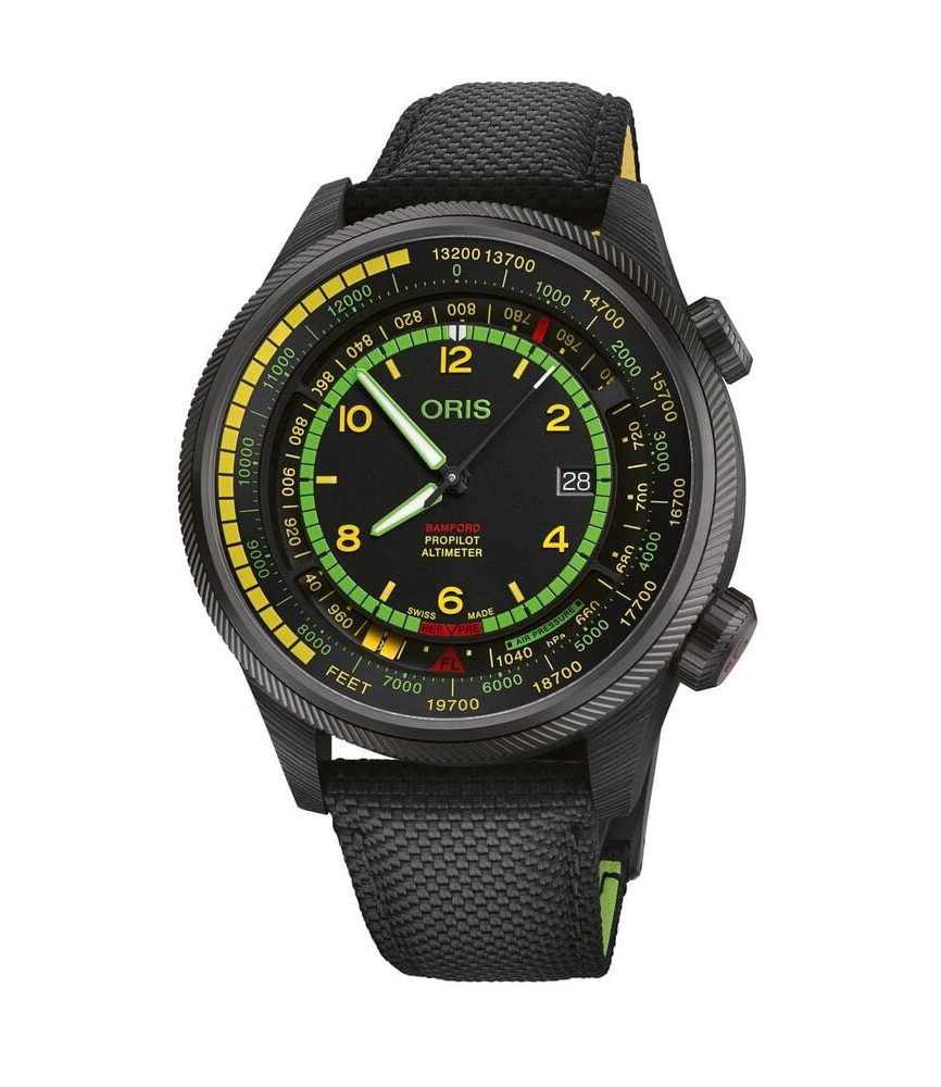 Oris x Bamford ProPilot Altimeter 'Mission Control' Limited Edition 47mm Black Dial Watch image number 0