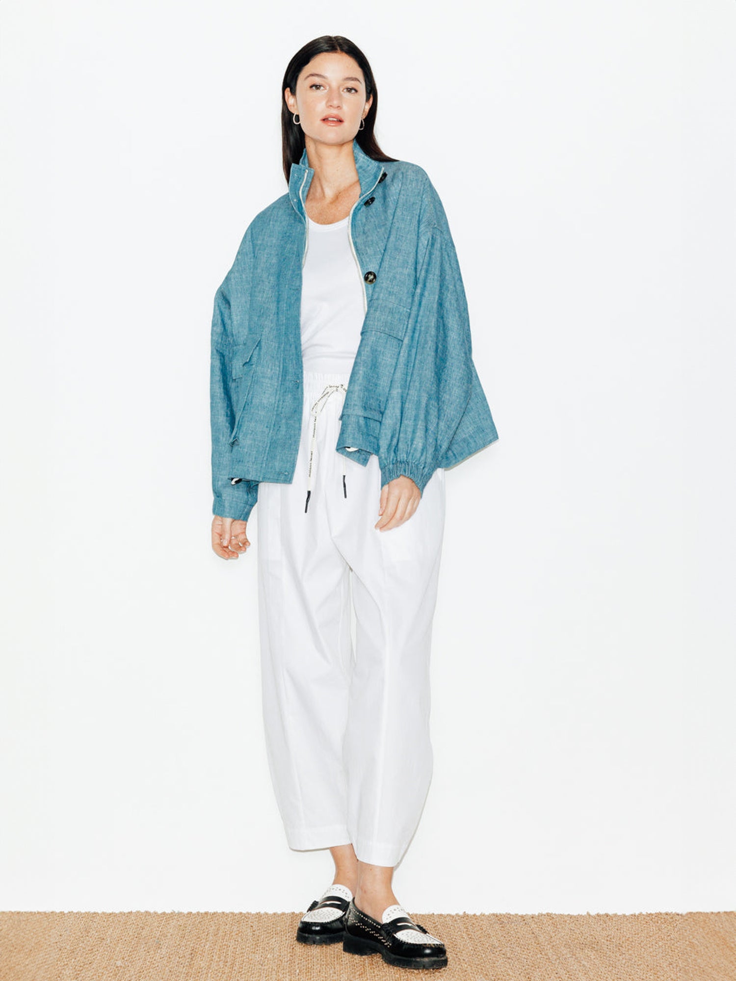 OVERSIZED JACKET BLUE - Image 5