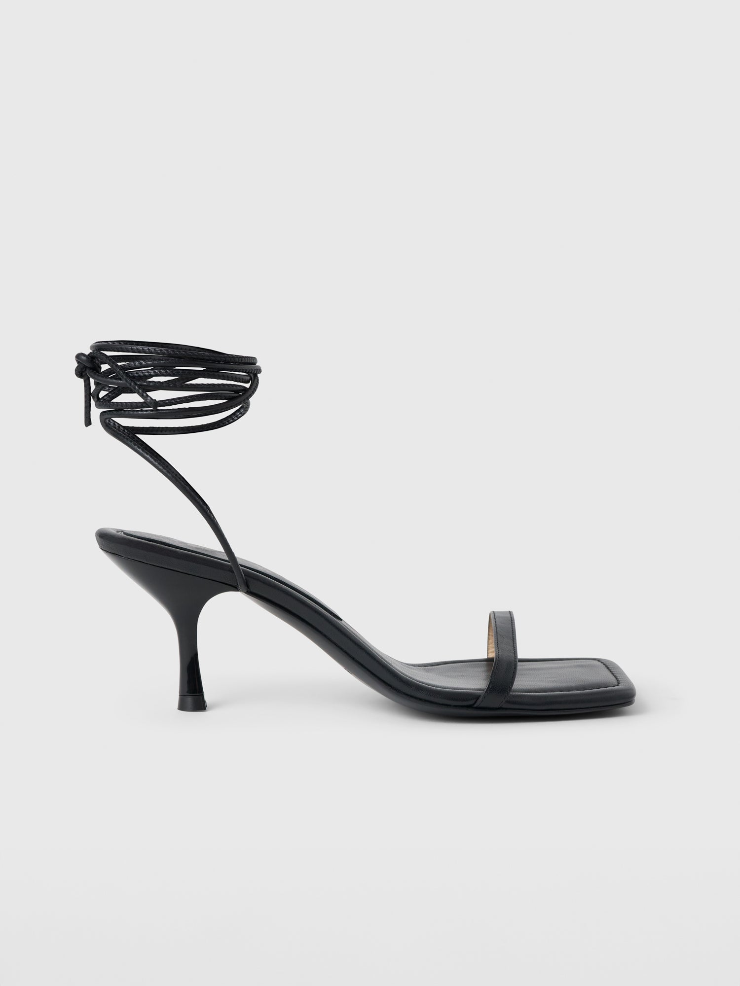TRUMAN HIGH HEEL STRAPPY SANDAL BLACK