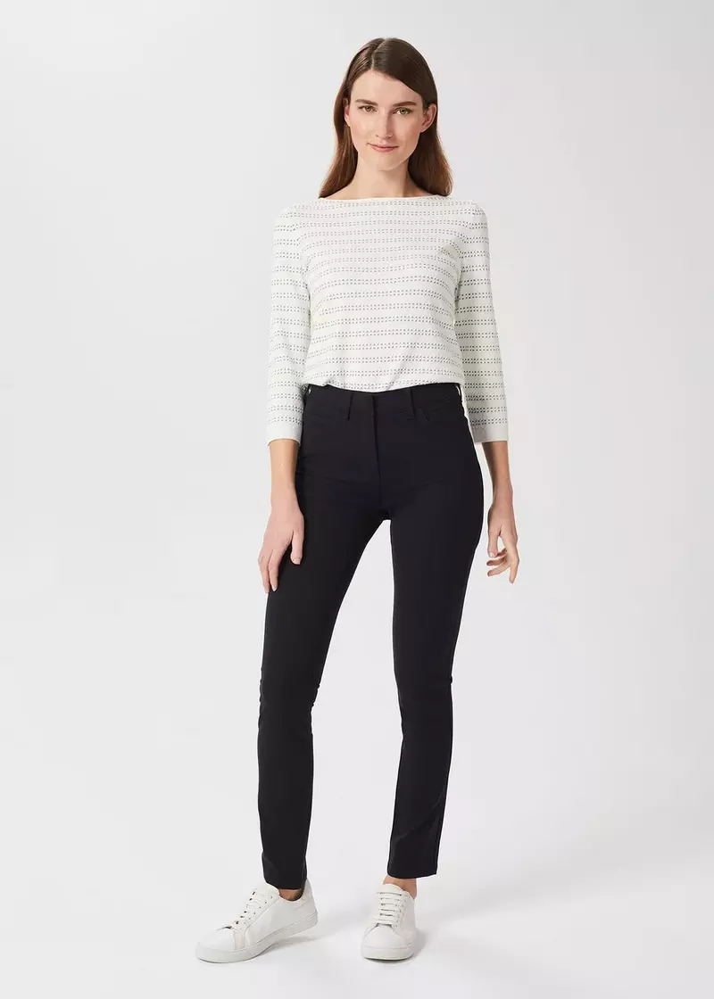 Amanda Jean With Stretch, Navy, hi-res