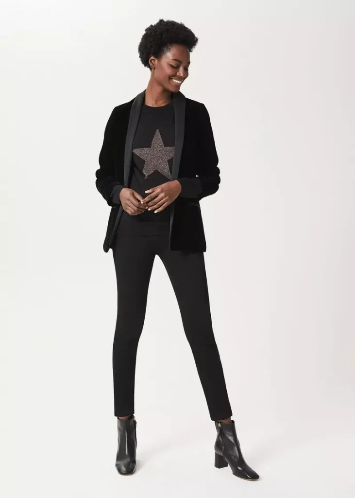 Petite Gia Sculpting Jeans, Black, hi-res