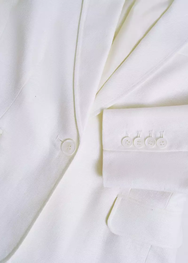 Blake Linen Jacket, Ivory, hi-res
