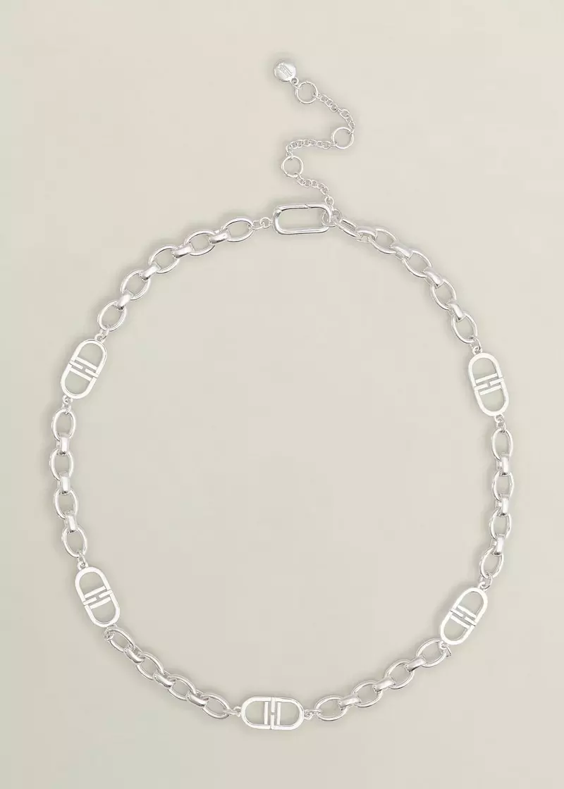 Bette Chain Silver Plated Necklace, Silver, hi-res