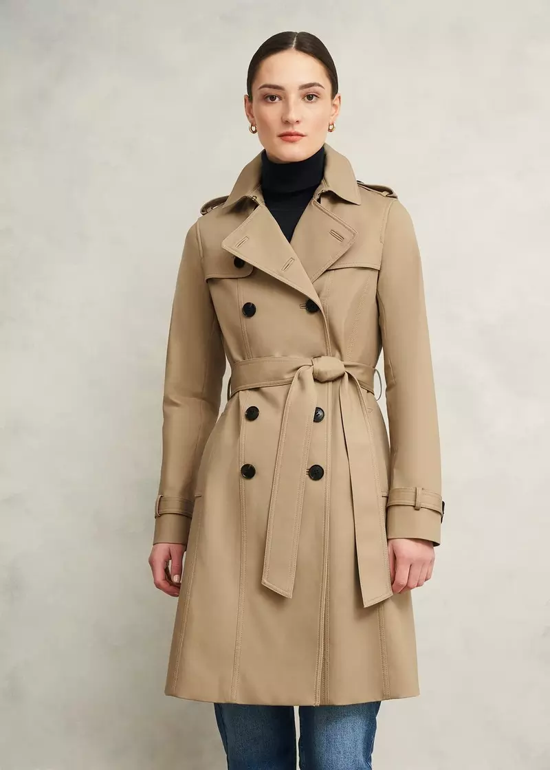 Skylar Trench Coat, Tan, hi-res