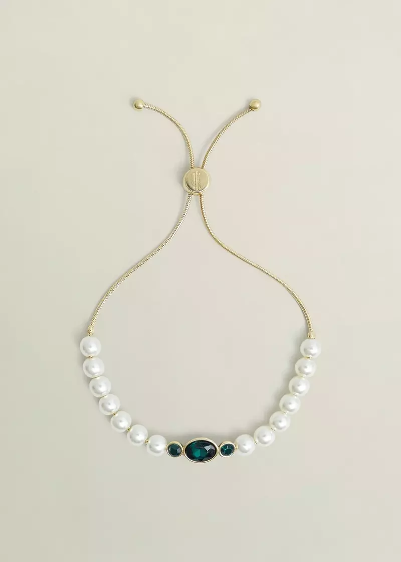 Priscilla Bracelet, Green Ivory, hi-res