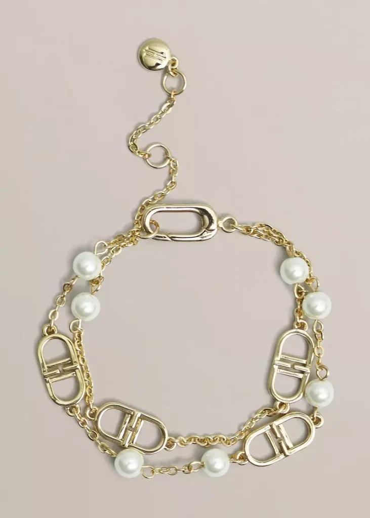 Bette Layered Bracelet, Gold, hi-res