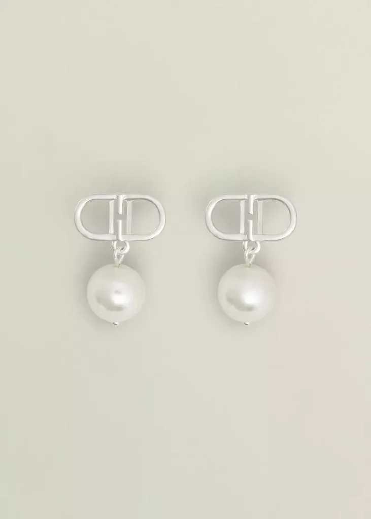 Bette Earrings, Silver, hi-res