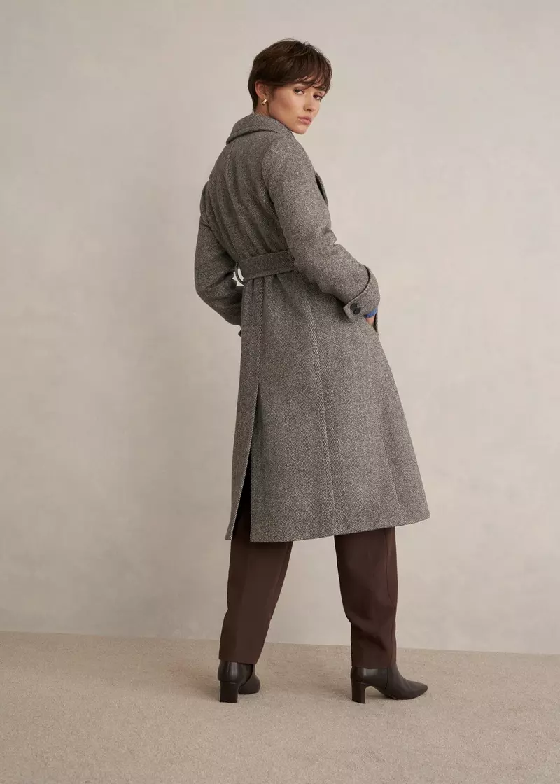 Prisha Wool Blend Coat, Mocha, hi-res