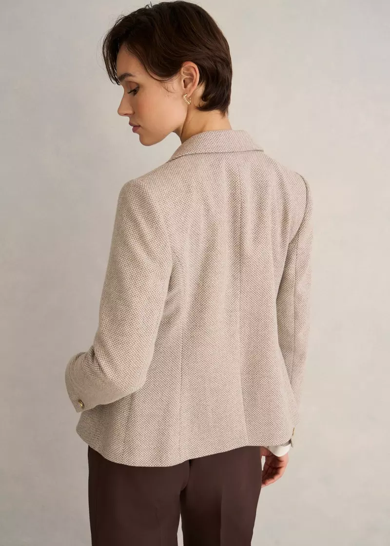 Chelsey Wool Blend Jacket, Neutral, hi-res