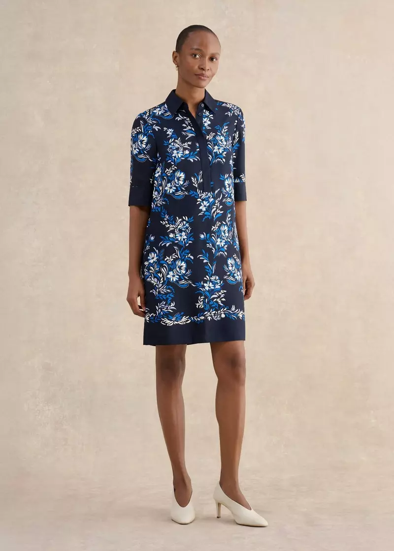 Marciella Dress, Navy Multi, hi-res