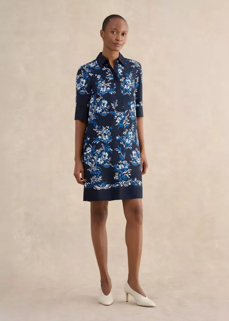 Marciella Dress, Navy Multi, hi-res