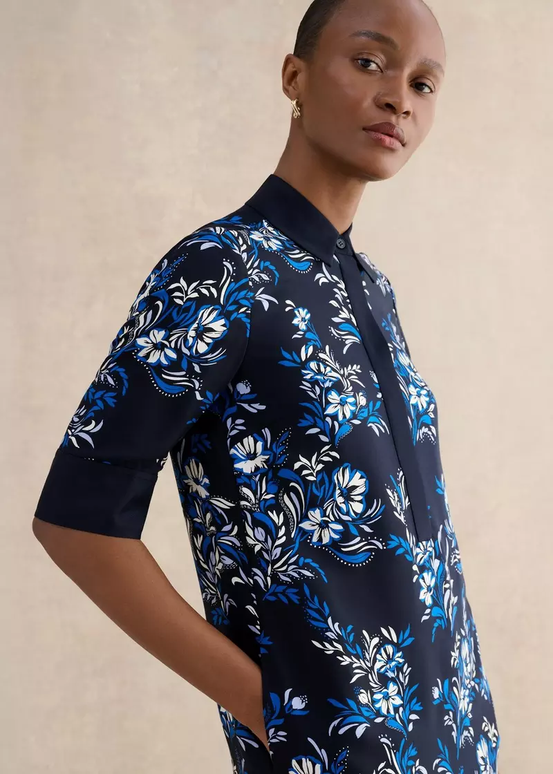 Marciella Dress, Navy Multi, hi-res