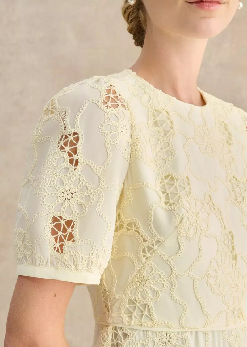 Ellie Dress, Pale Yellow, hi-res