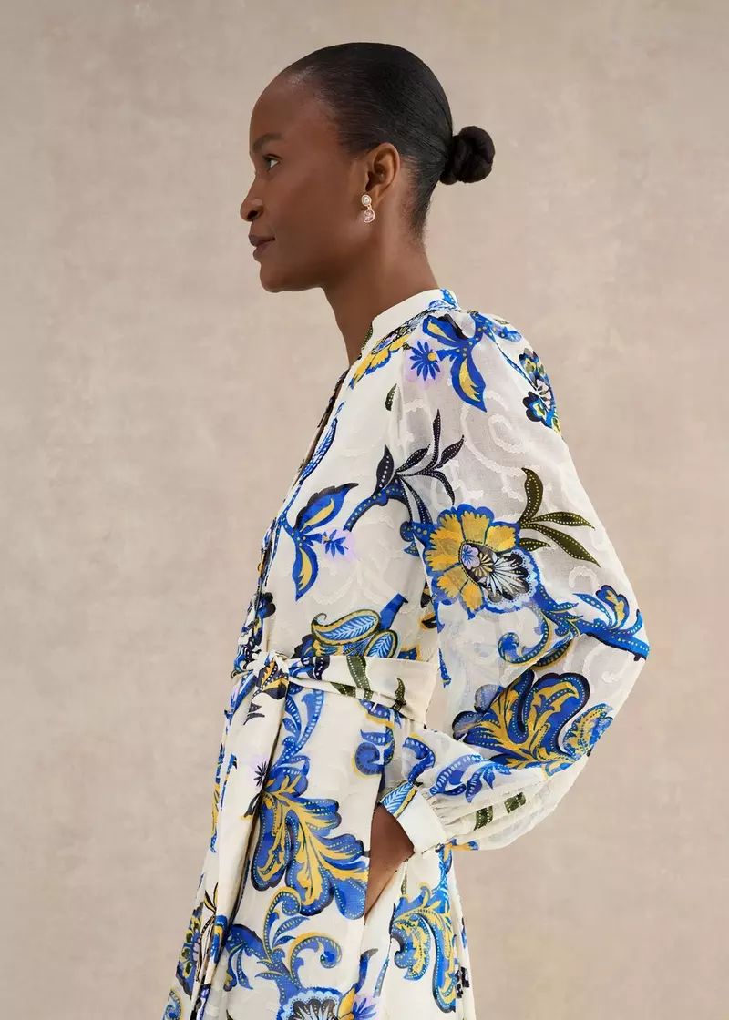 Petite Shanice Paisley Maxi Dress, Cream Multi, hi-res