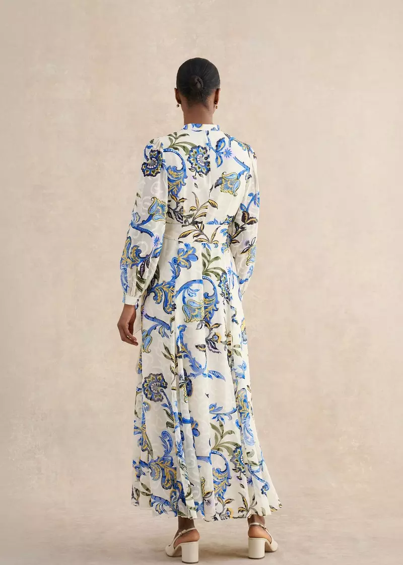 Petite Shanice Paisley Maxi Dress, Cream Multi, hi-res