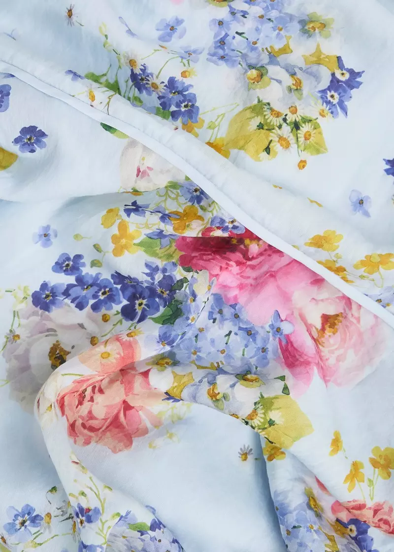 Constance Dress, Pale Blue Multi, hi-res