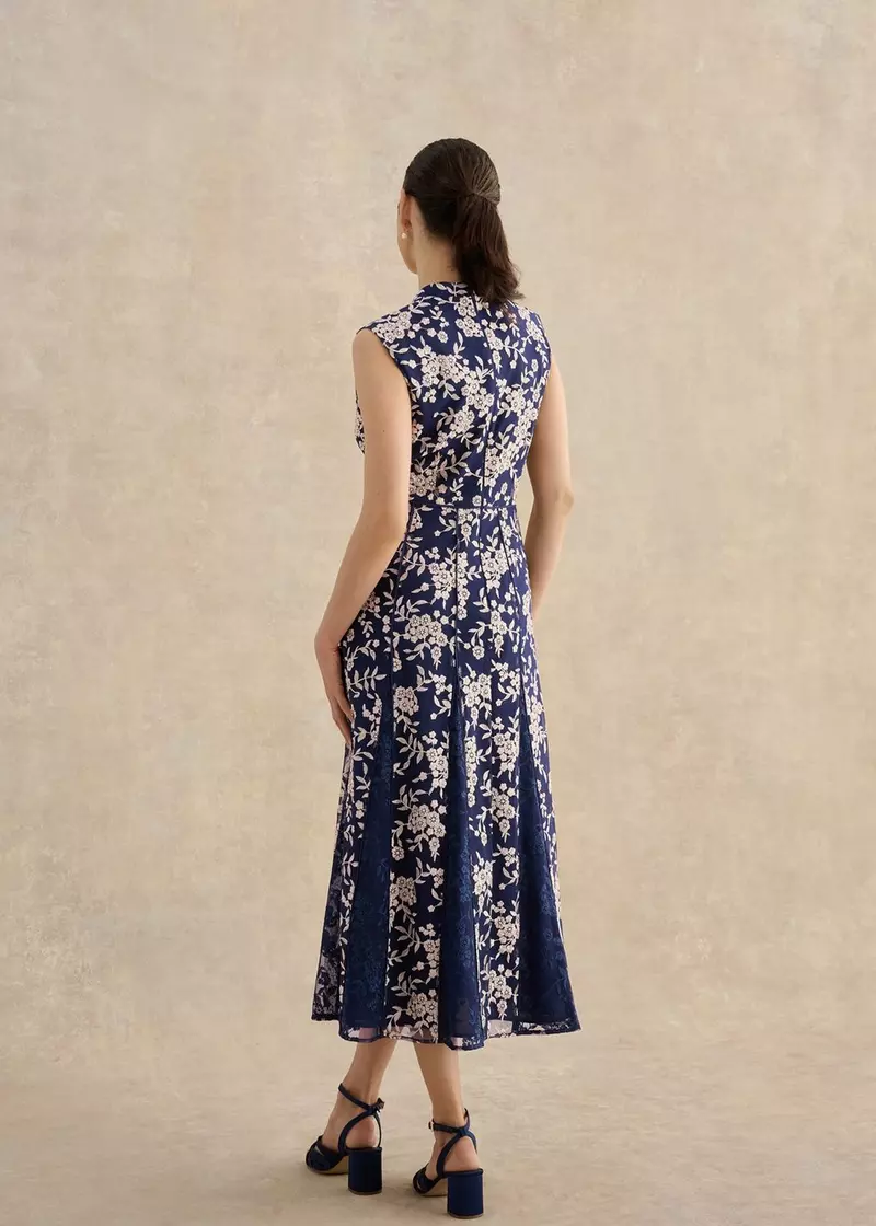 Quin Embroidered Dress, Midnight Blush, hi-res