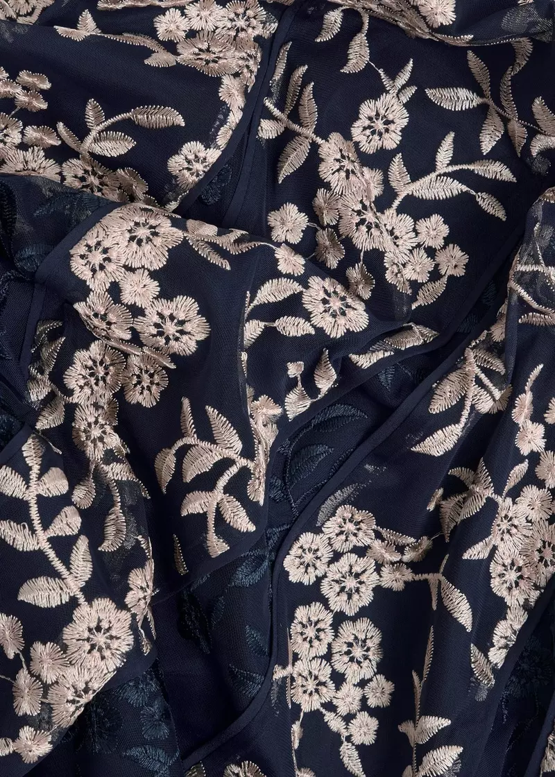 Quin Embroidered Dress, Midnight Blush, hi-res