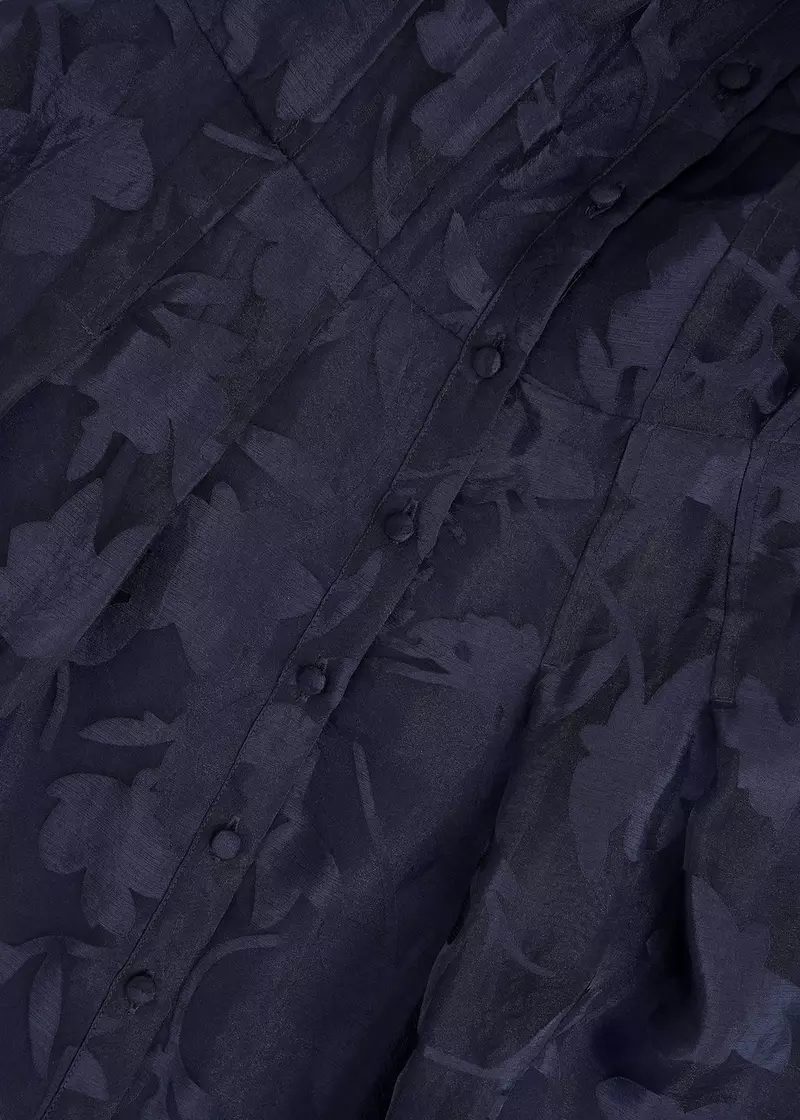 Petite Tess Shirt Dress, Midnight Navy, hi-res