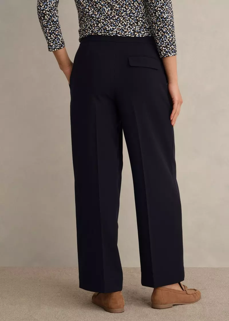Eva Crop Trousers, Navy, hi-res