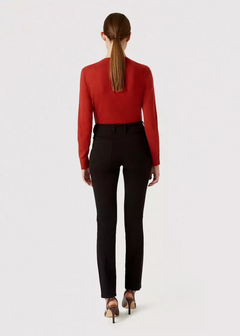 Petite Amanda Skinny Jeans With Stretch, Black, hi-res