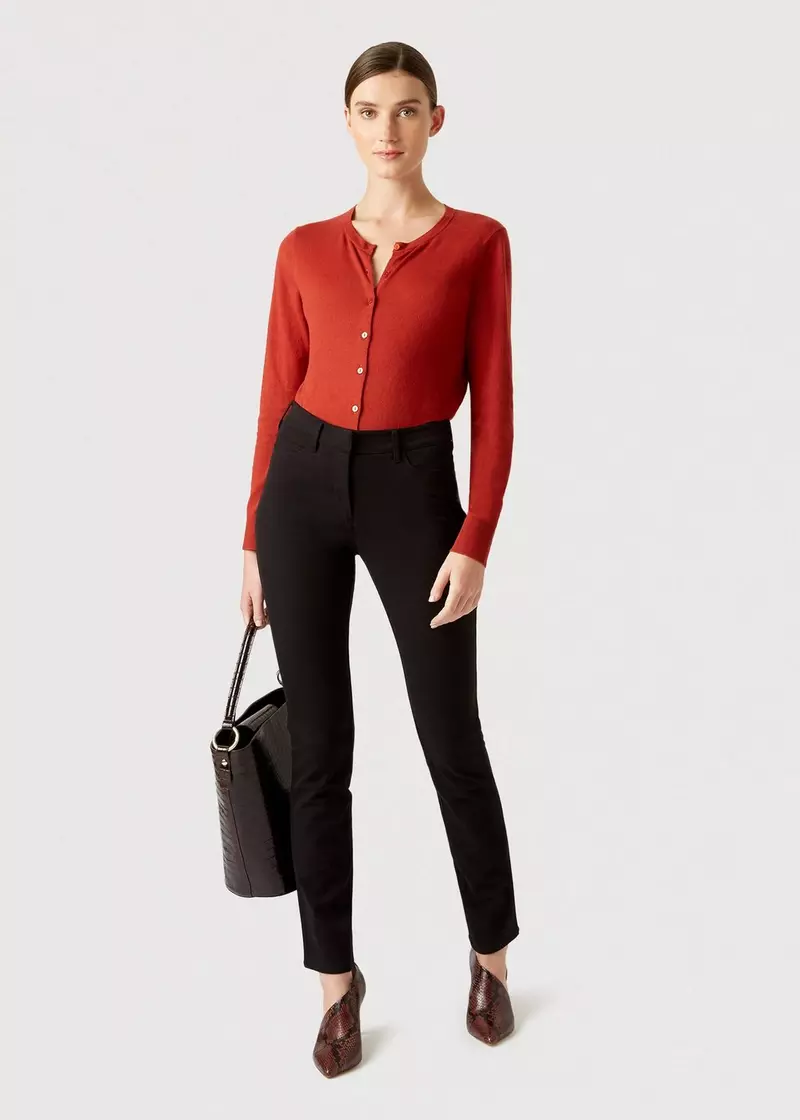 Petite Amanda Skinny Jeans With Stretch, Black, hi-res