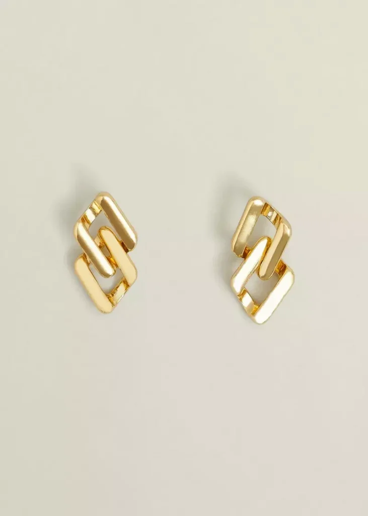 Prue Earrings, Gold, hi-res