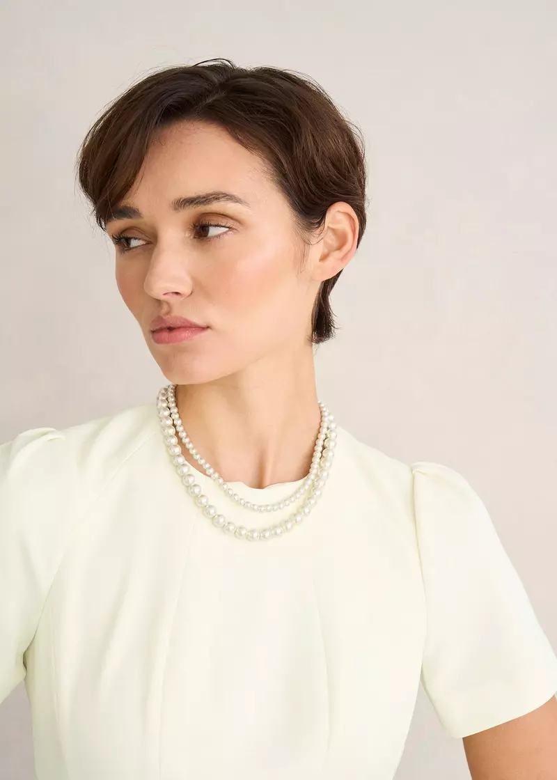 Lalena Necklace, Ivory, hi-res