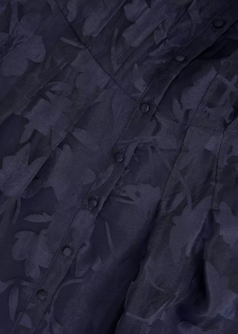 Tess Shirt Dress, Midnight Navy, hi-res