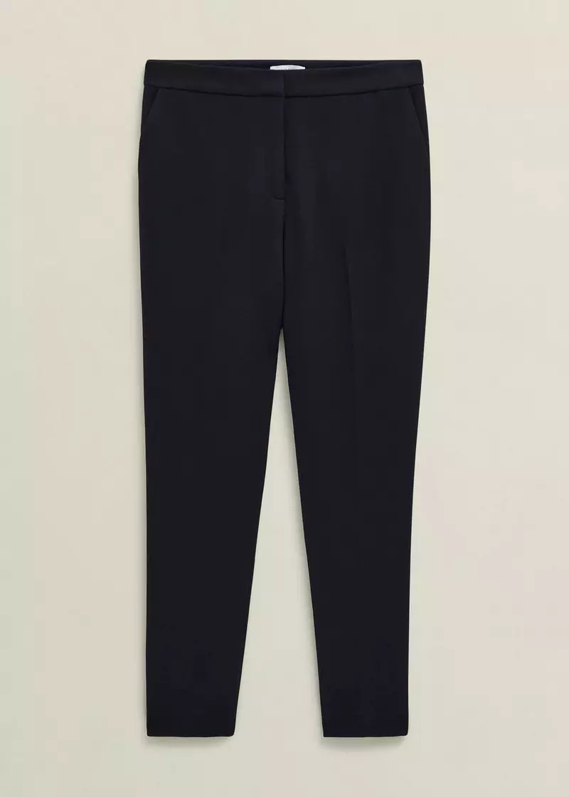 Ivy Slim Trousers, Navy, hi-res
