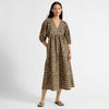 Animal Iconic V Neck Cotton Midi Dress - Image 7