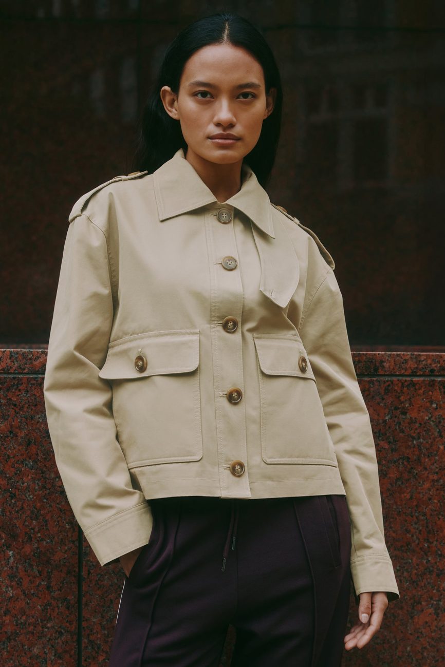 Short Trench Jacket