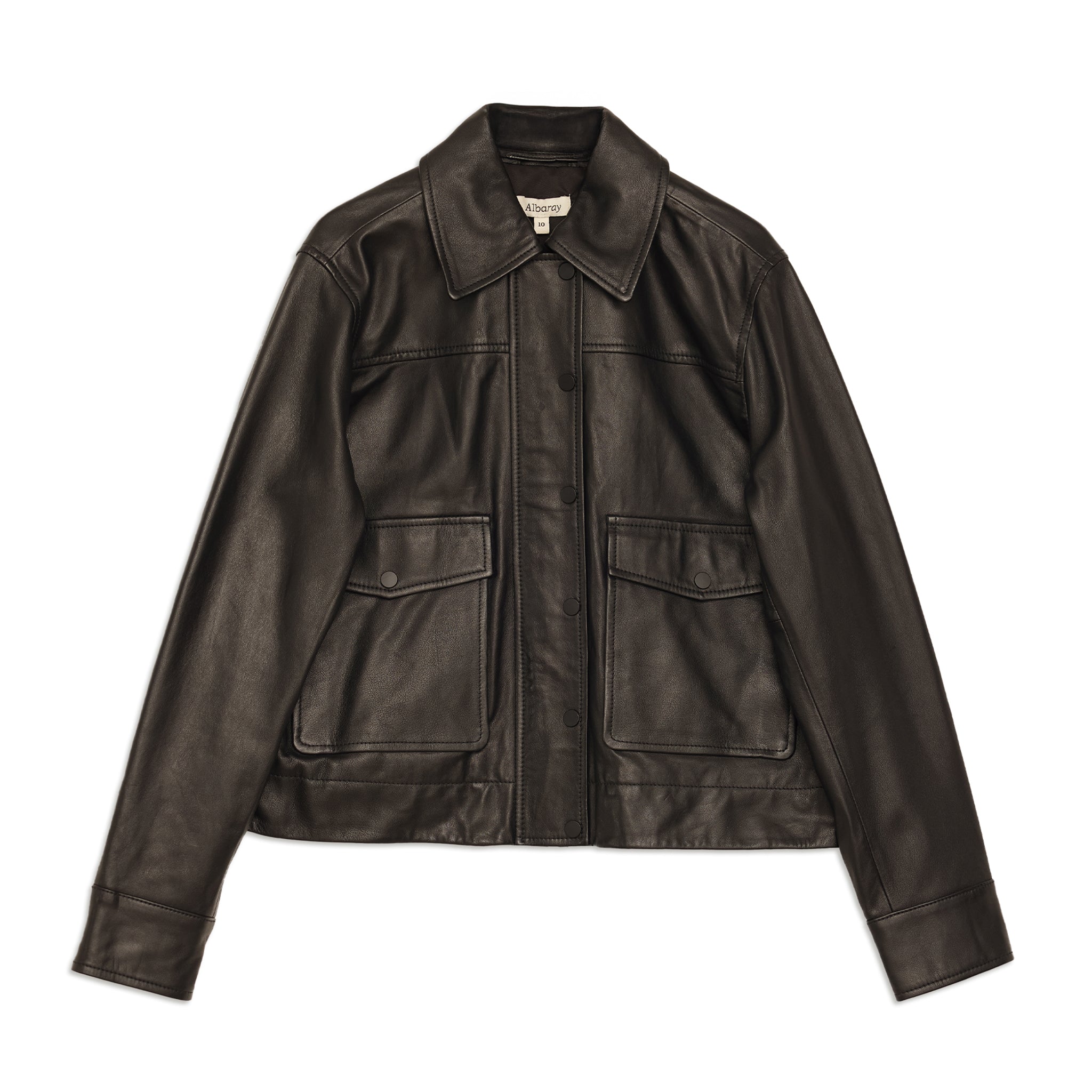 Chocolate Short Leather Jacket