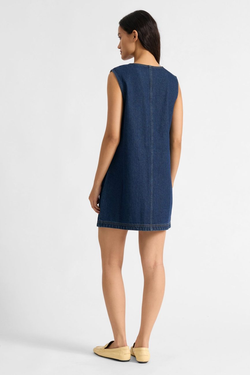 Denim 4 Pocket Short Dress