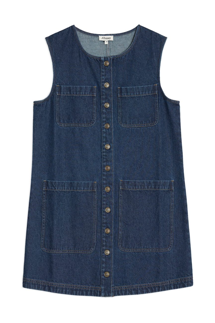 Denim 4 Pocket Short Dress
