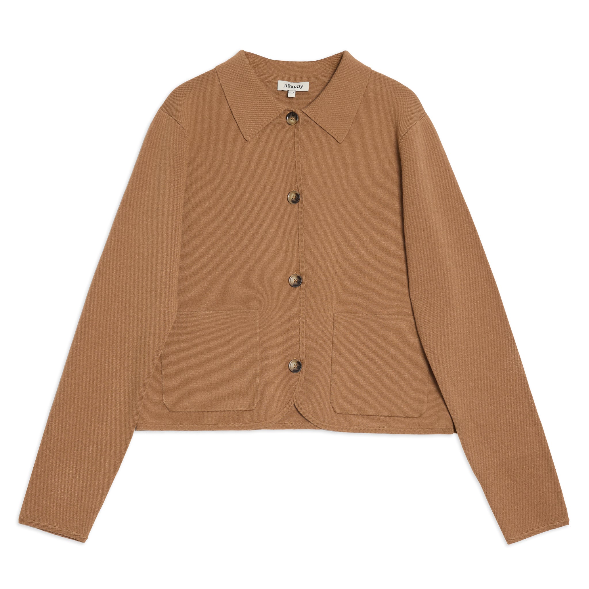 Tan Knitted Jacket