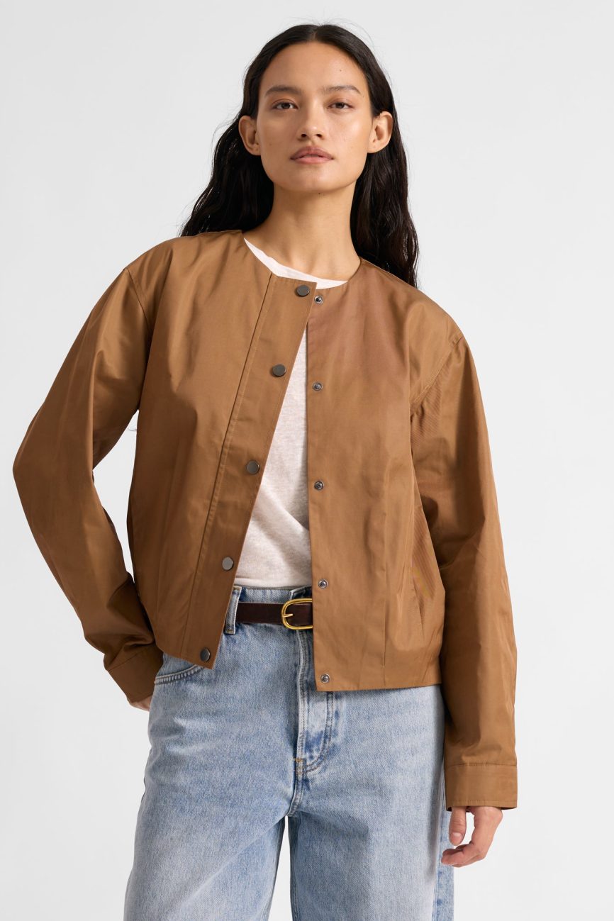 Pleat Hem Jacket