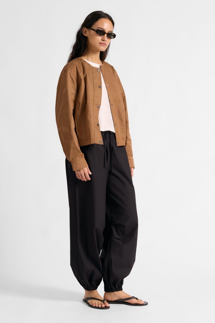 Pleat Hem Jacket